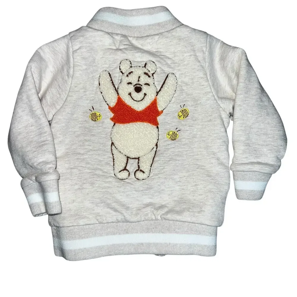 Monica + Andy Disney's Winnie the Pooh bear honey bomber jacket 6-12 months